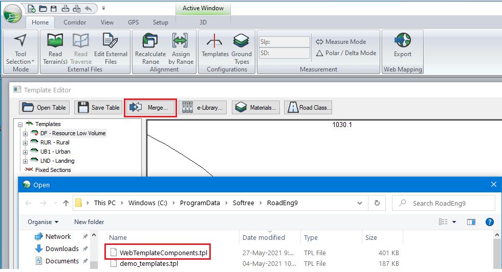 Downloading Template Components : Softree Technical Systems Support